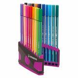 Stabilo Stift 68 in 20 Farben Anthrazitrosa