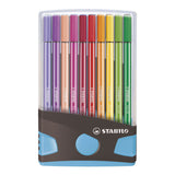 Stabilo Pen 68 Color Parade Anthracite Light Blue, 20st.