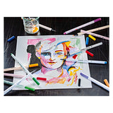 Stabilo Pen 68 Pinsel - Filzstift - helles Zinnoberrot (30)