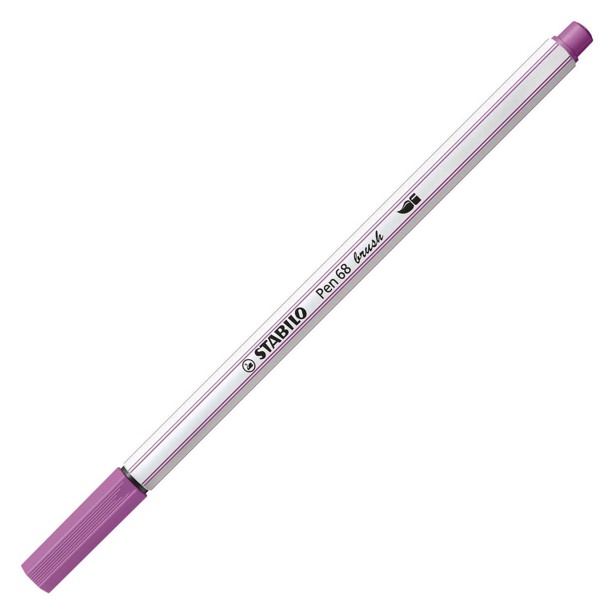 Stabilo Pen 68 Pinsel - Filzstift - Pflaumenviolett (60)