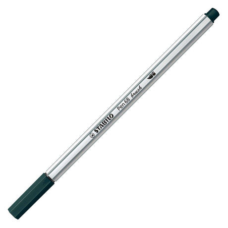 Stabilo Pen 68 Pinsel - Filzstift - Erdgrün (63)