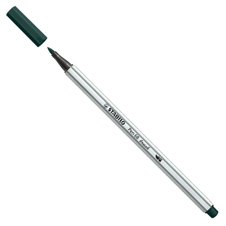 Stabilo Pen 68 Pinsel - Filzstift - Erdgrün (63)
