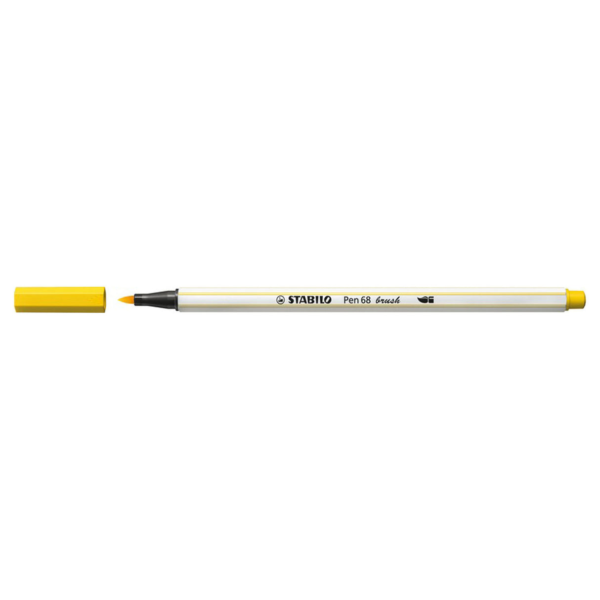 STABILO Pen 68 Brush 44 - Geel