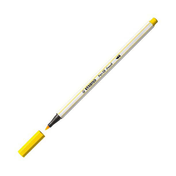 Stabilo Pen 68 Pinsel - Filzstift - Gelb (44)