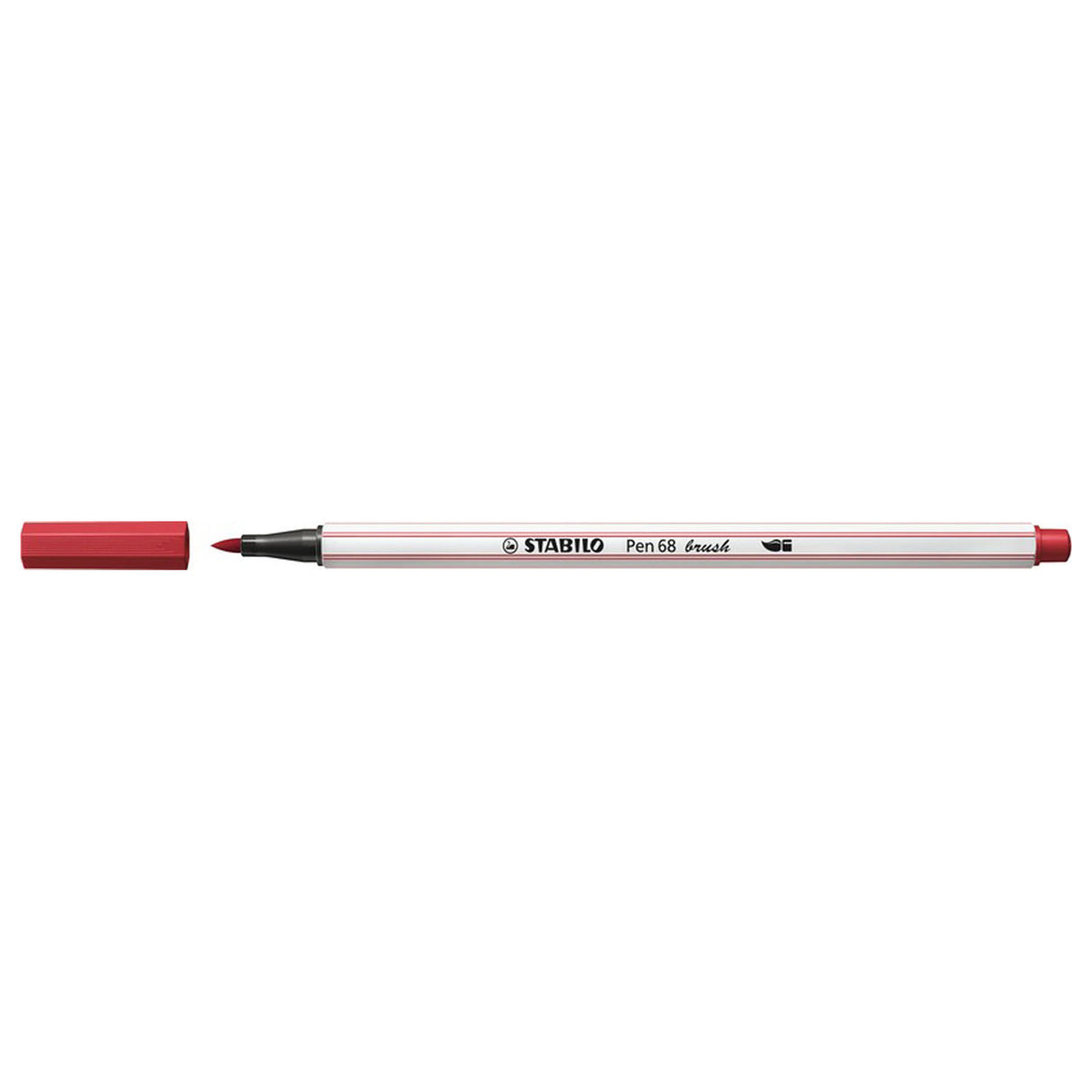 Stabilo Pen 68 Brush 50 - Rouge foncé