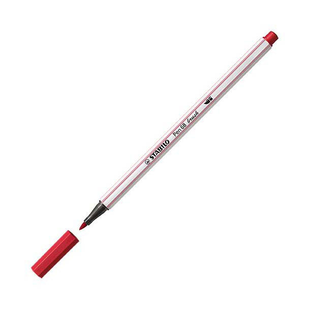 Stabilo Pen 68 Pinsel - Filzstift - Dunkelrot (50)