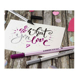 Stabilo Pen 68 Pinsel - Filzstift - Dunkelrot (50)