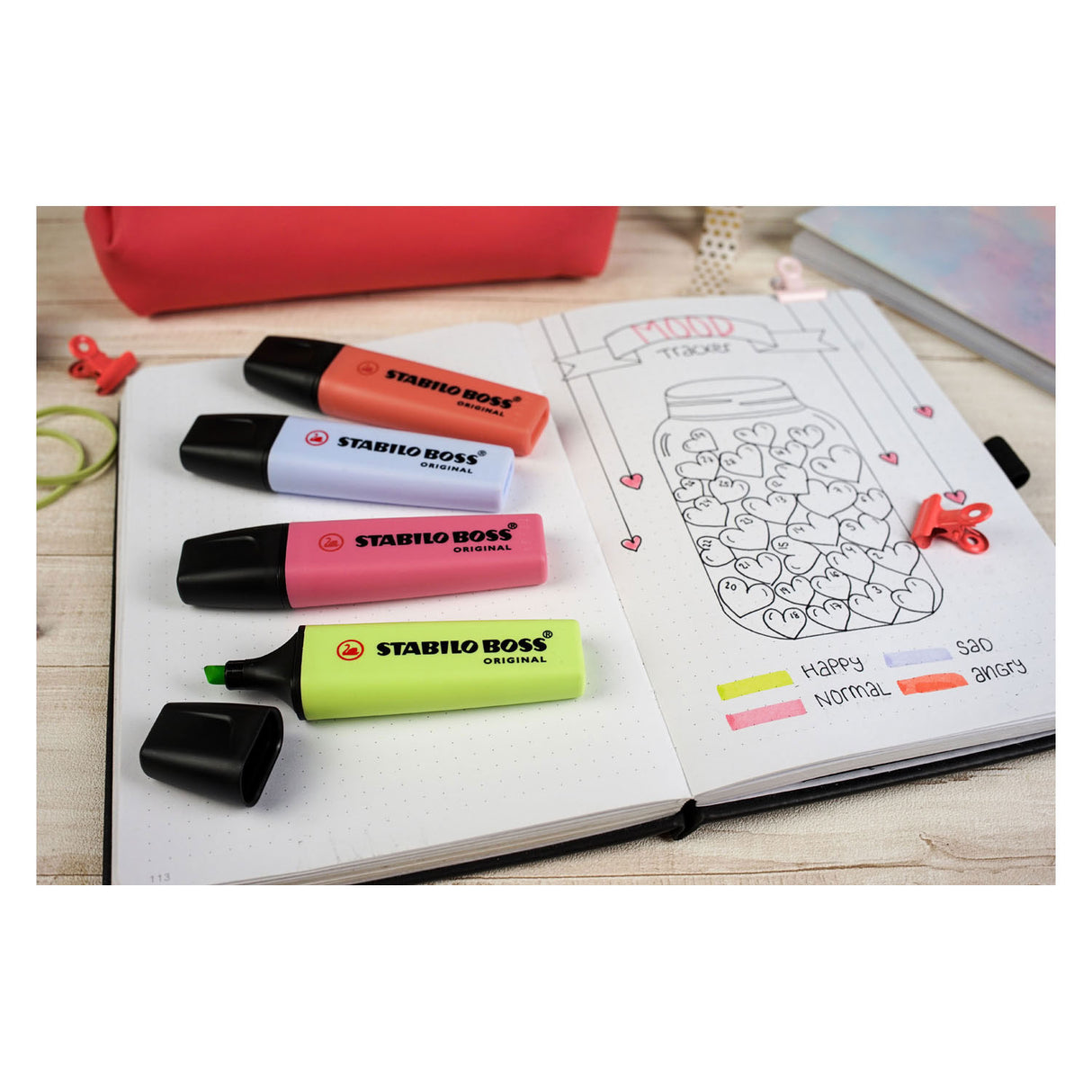 Stalo Boss Original Pastel Markers, 8st.