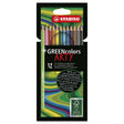 Abi Stlo Greencolors Arty Buntstifte, Etui mit 12 Stück
