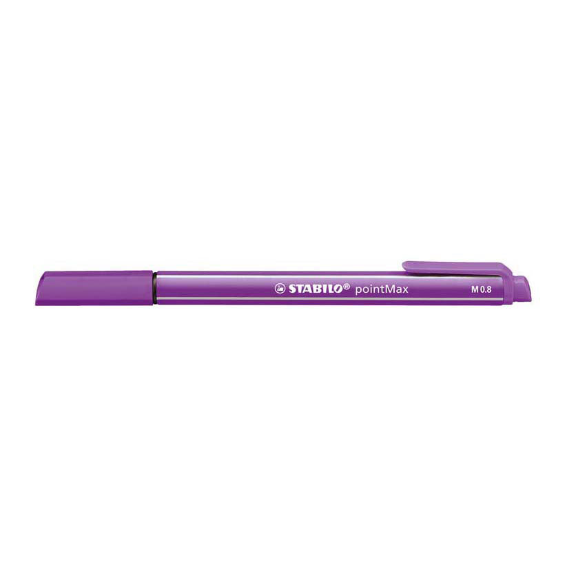 Stabilo pointmax – Hardtip Fineliner 0,8 mm – künstlerisches Etui mit 15 Farben