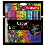 Stabilo cappi arty Filzstifte, 12 Stück im Etui