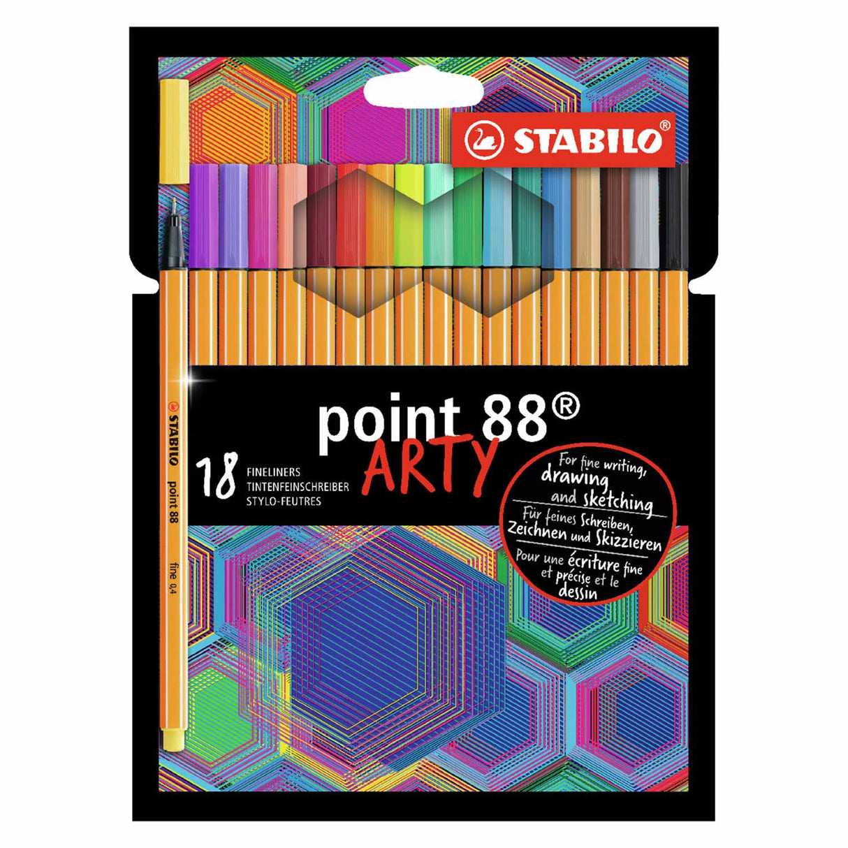 Stabilo Point 88 Arty Fineliners, 18º.