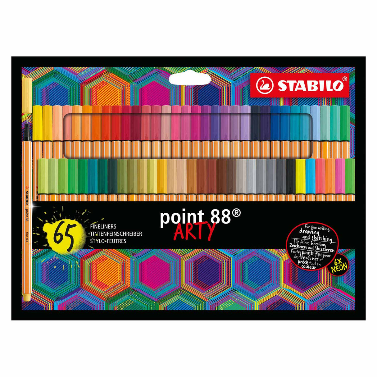 Stabilo Point 88 Arty pouch, 65st.