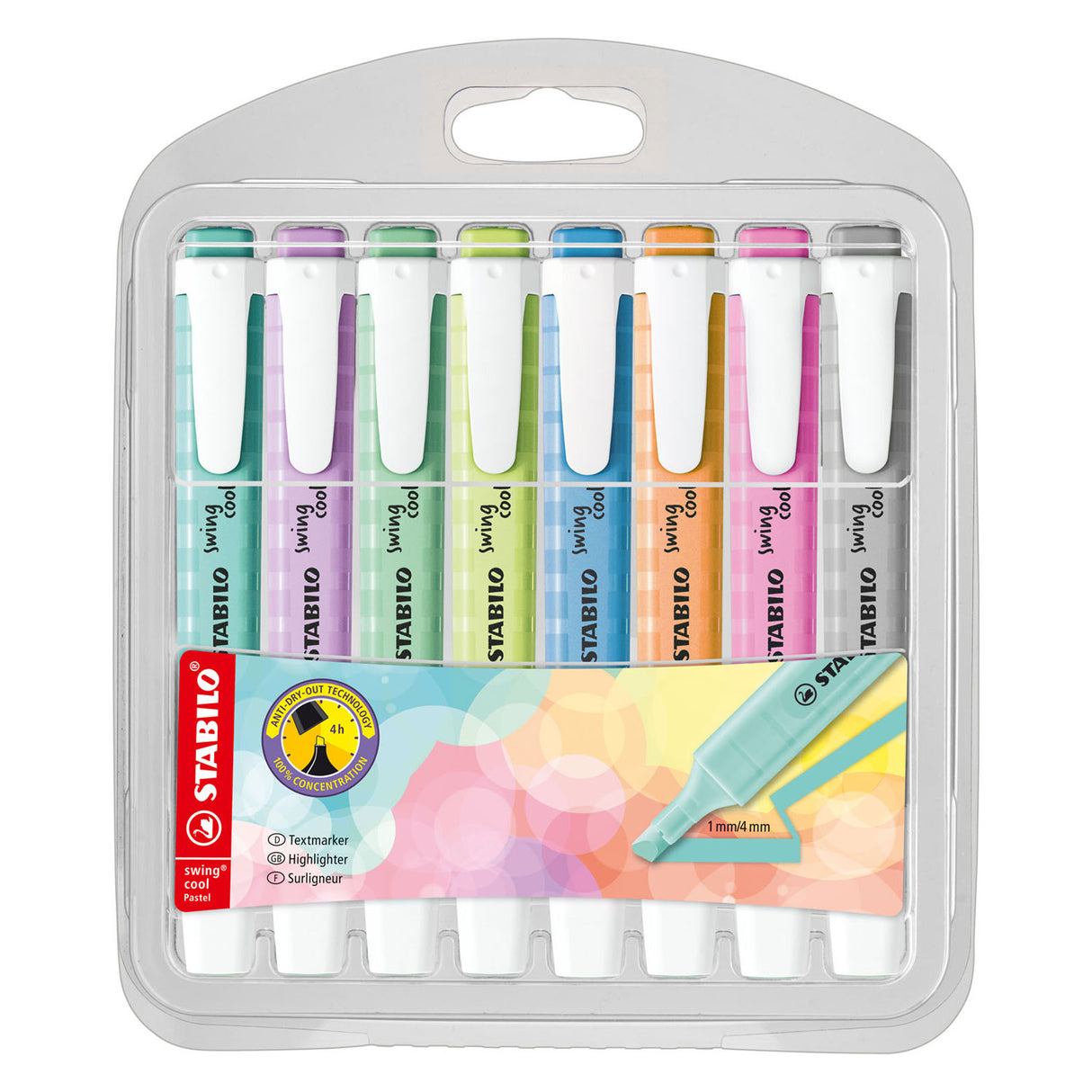 Stabilo Swing Cool Pastel markers, 8st.