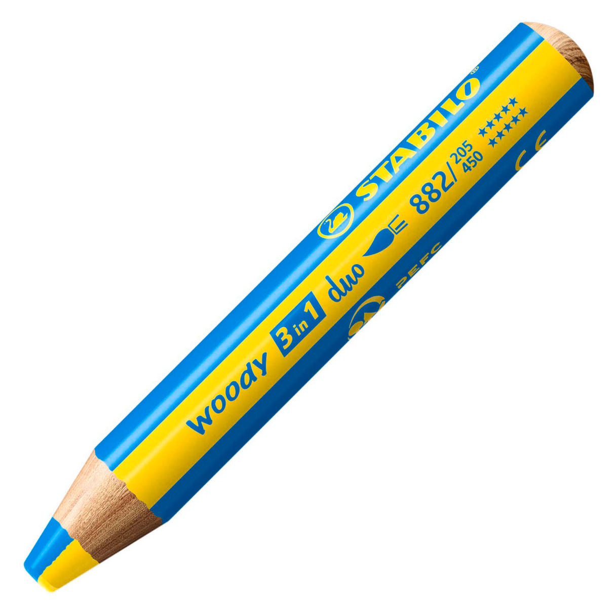 Duo Stabilo Woody 3in1 avec un crayon Sharper, 6dlg.