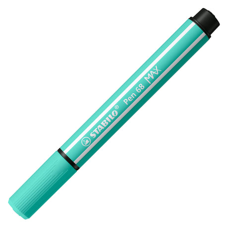 Stabilo Pen 68 max – Filzstift mit dicker Keilspitze – Eisgrün