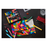 Stabilo Pen 68 max – Filzstift mit dicker Keilspitze – Zitronengelb