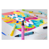 Stabilo Pen 68 Max Felt -tip Pen z debelo dleto rumeno