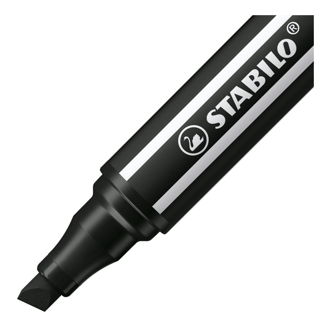 Stabilo Pen 68 max felt -tip pen with thick chisel point black