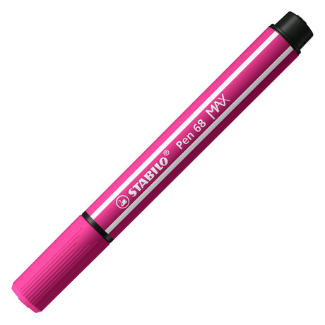 Stabilo Pen 68 max – Filzstift mit dicker Keilspitze – Pink