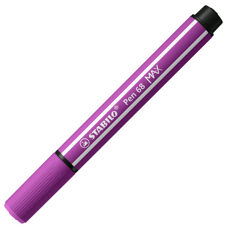 Stabilo Pen 68 max – Filzstift mit dicker Keilspitze – Flieder