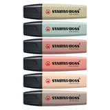 Stabilo BOSS NatureColors Etui Markeerstiften, 6st.