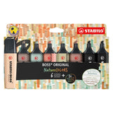 Stabilo Boss Original marker set 8 pieces of Naturecolors