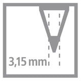Stabilo easygraph hb linkshandig grafietpotlood petrol - 2st.