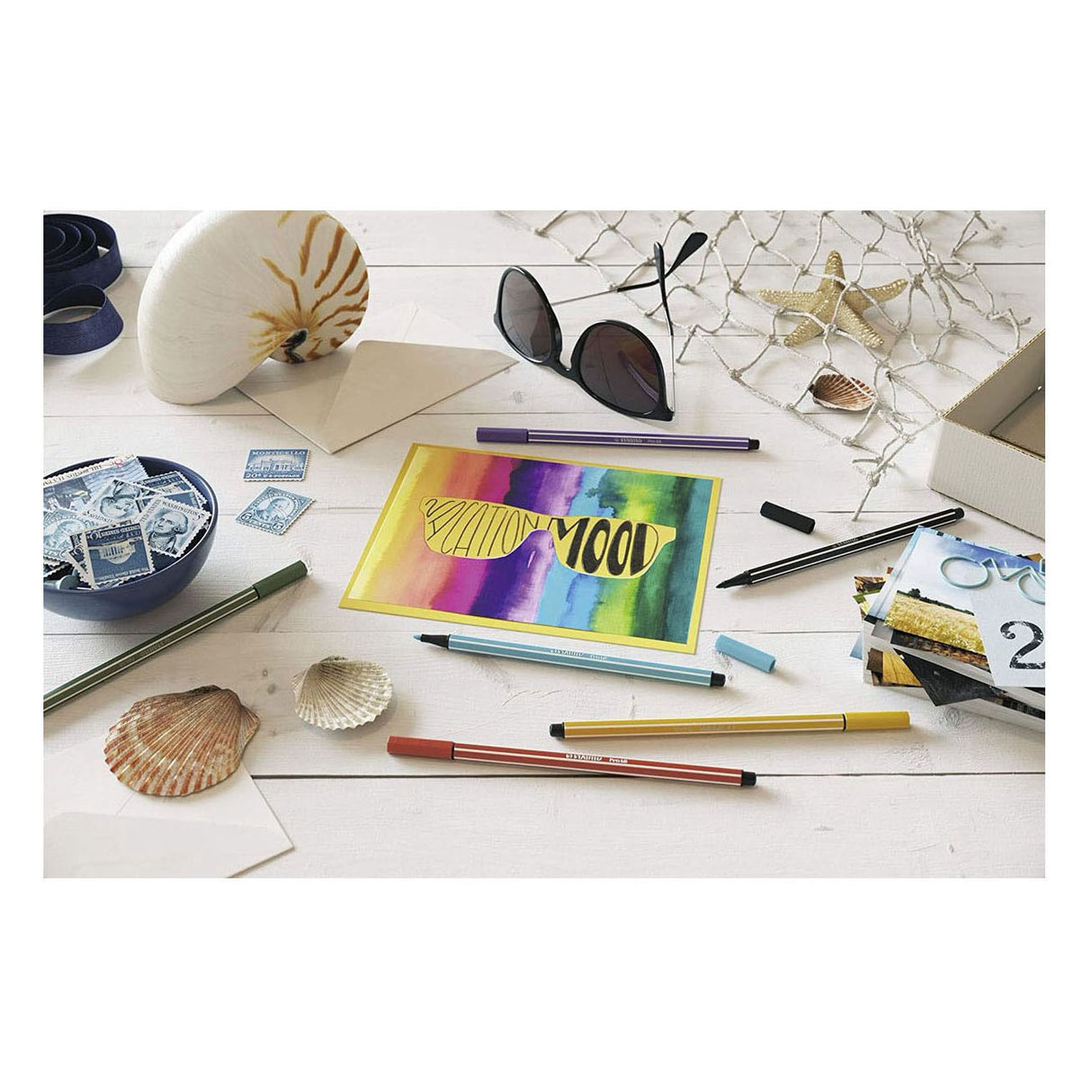Stabilo set viltstiften pen 68 1 stuks