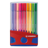 Stabilo viltstift pen 68 kleurenassortiment 20 stuks