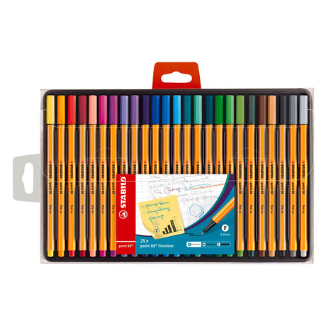 Stabilo point 88 Fineliner im Etui - 25 Stk.