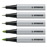 Stabilo creative tips arty pennen pastel kleuren in metalen etui - 30dlg.