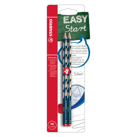 Stabilo Easygraph S HB Rechtshänder-Graphitstifte Petrol - 2 Stk.