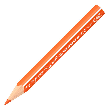 Stabilo Trio dick – dreieckige Buntstifte mit extra dicker Mine – Animal Vibes – Etui mit 12 Farben