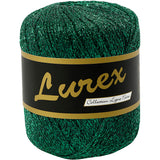 Kreativfirma Lurex Glittergarn grün, 160 m
