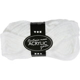 Creativ Company Fantasia Acrylgarn, L: 35 m, Maxi, weiß, 50 g 1 Knäuel
