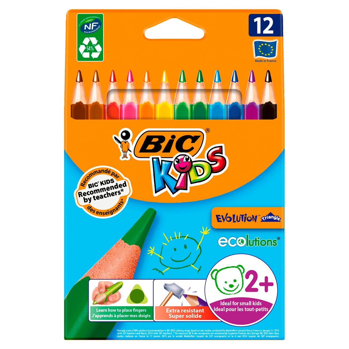 Bic https: www.cchobby.nl -evolution-colour-pencils-l-14-cm-refill-5-mm-various-colours-12-piece-1-box