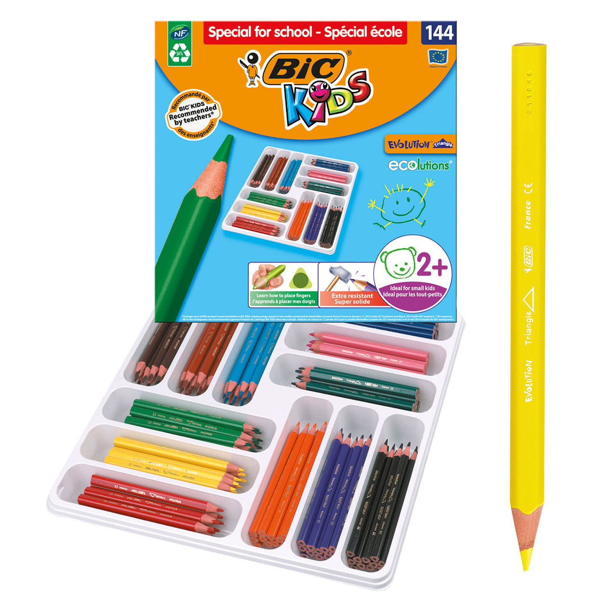 BIC Kids Ecolutions Evolution Triangle, 144 ..