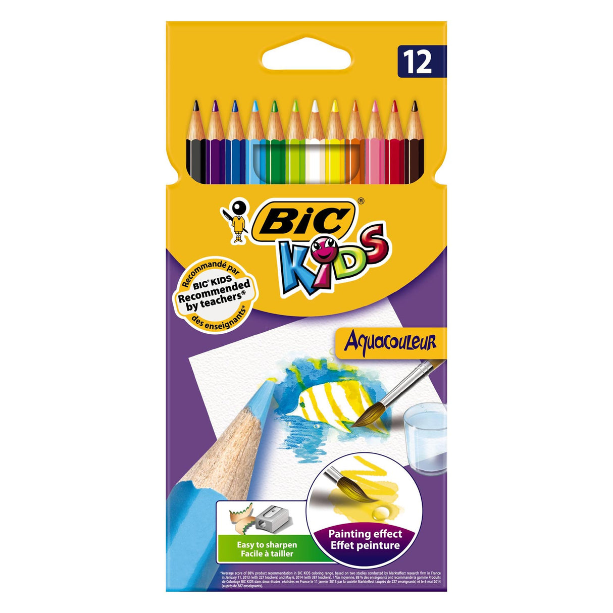 BIC Kids Aquacouleur, 12.