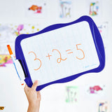 Bic doppelseitiges Whiteboard mit Radiergummi und Marker – Lernspielzeug.