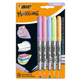 BIC Intensity Felt -tip Flovirani trajni pastel, 5st.