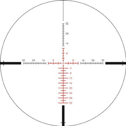 Vortex Viper PST Gen II 2-10x32 FFP Zielfernrohr, EBR-4 MOA