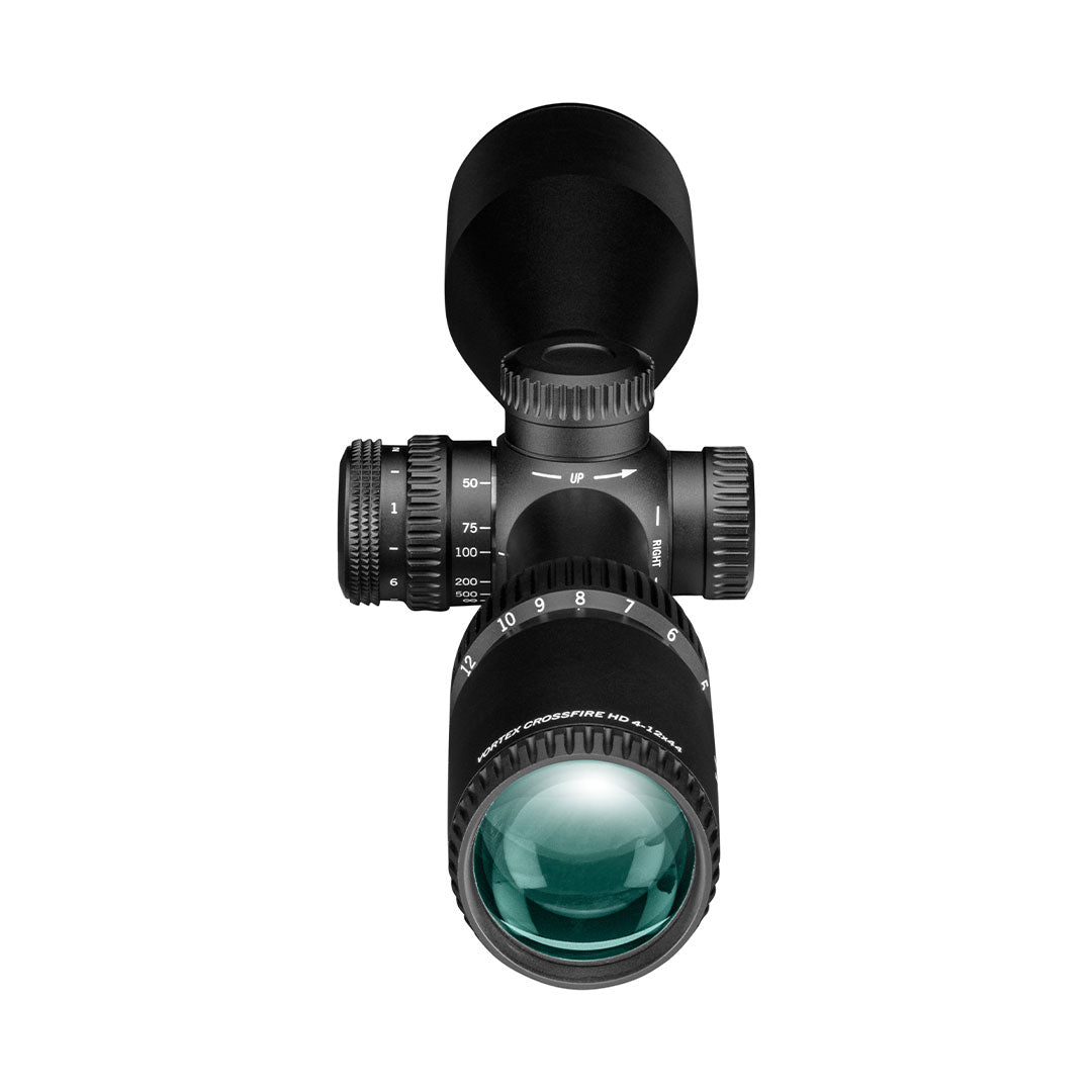 Vortex Crossfire HD 4-12x44 Zielfernrohr, beleuchtetes Dead-Hold 2A BDC-Absehen (MOA)