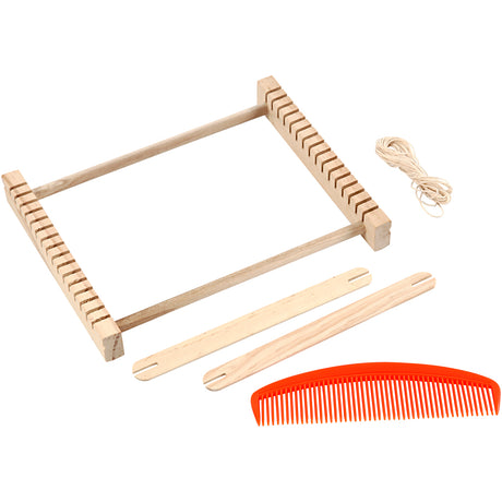 Creativ Company Webstuhl, H: 3 cm, Maße 24,5x19,5 cm, 1 Stück
