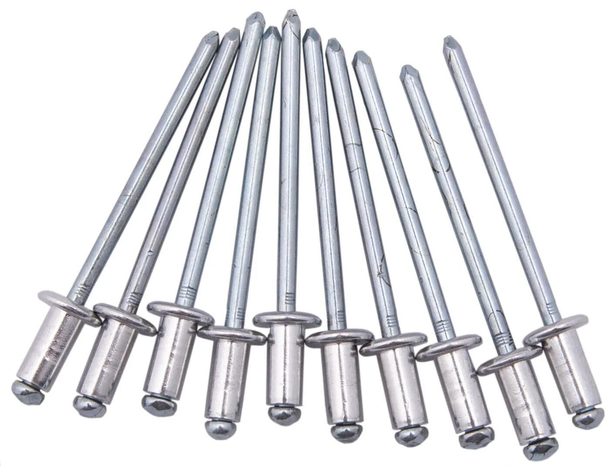 Dresselhaus Blindniete Blindniete 4,0 x 8,0 mm Aluminiumstahl, Flachkopf