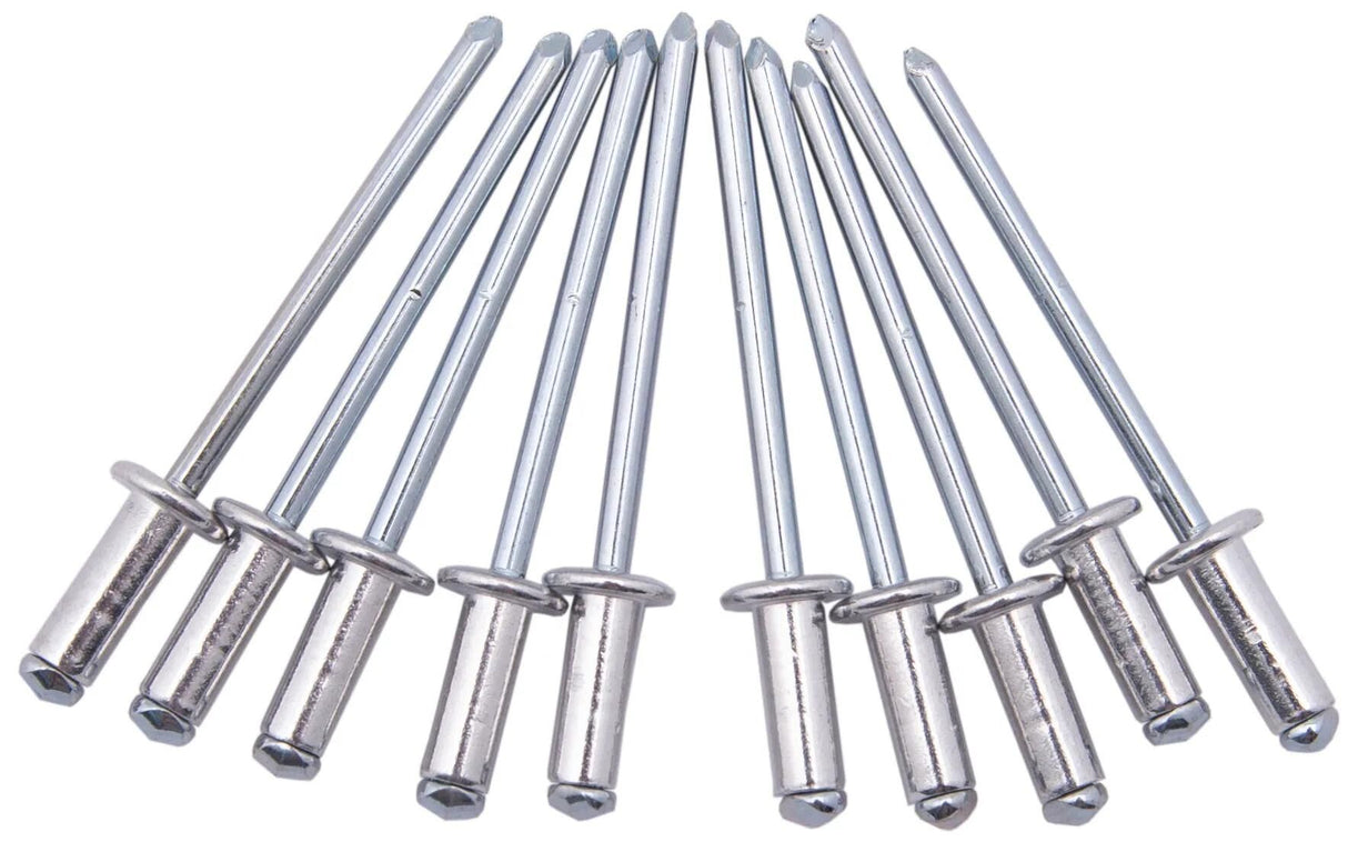 Dresselhaus Blindniete Blindnieten 4,0 x 10,0 mm Aluminiumstahl, Flachkopf