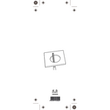 Mack 1004620 - tegelvijl halfrond 270mm | 3 stuks