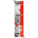 Mack 1013977 - pp gevlochten wit blauw streng8mm 15m | 5 stuks