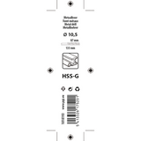 Mack 1018193 - metaalboor hss g din 338 ø 10,5 x 133 mm | 5 stuks
