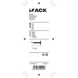 Mack 1017190 - bloknagel staal verzinkt 50 gr12 mm | 10 stuks